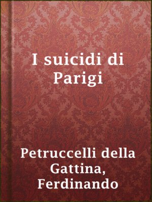 cover image of I suicidi di Parigi